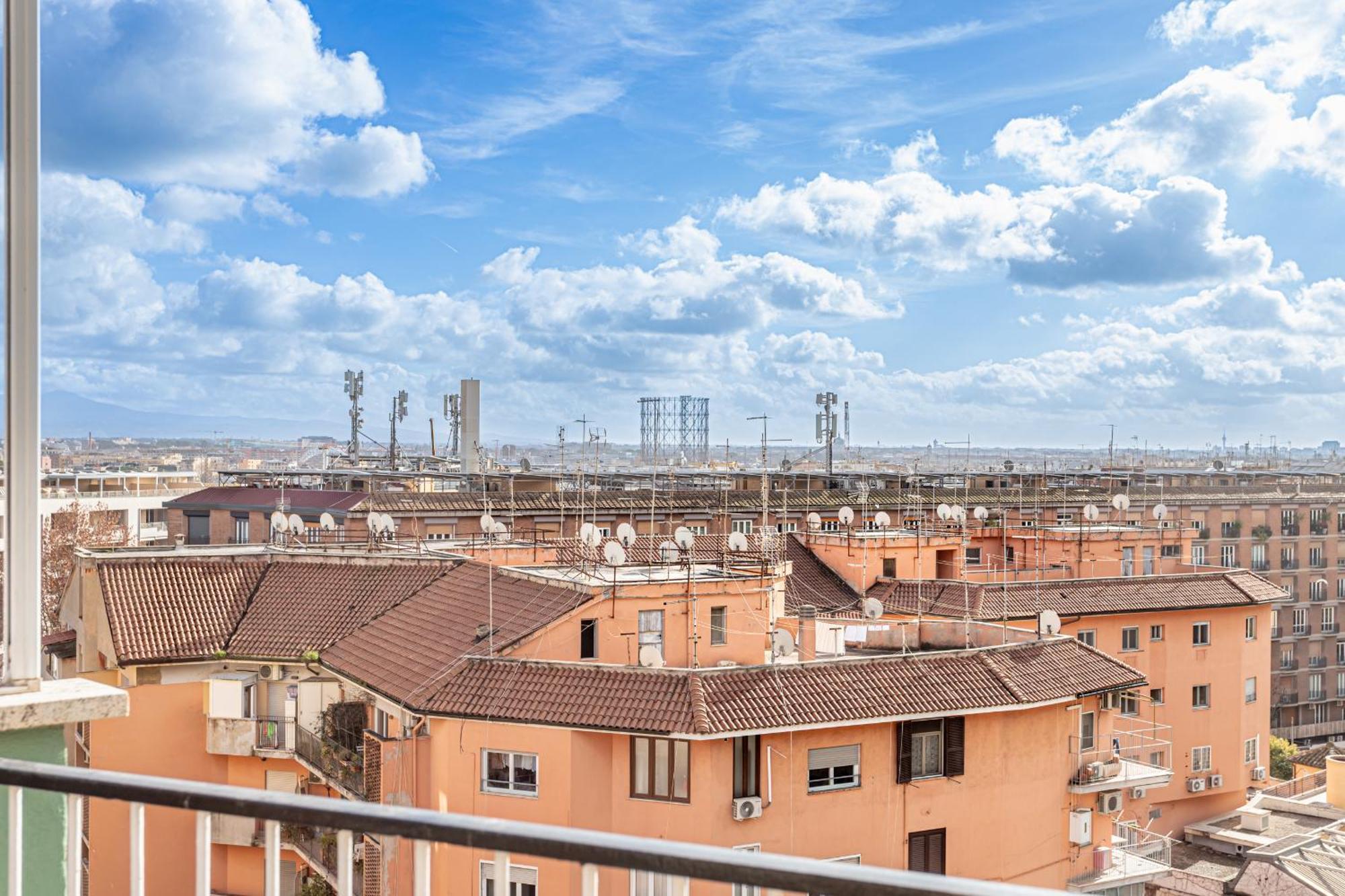Viola Penthouse With Rome Panoramic View Apartment ภายนอก รูปภาพ